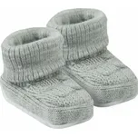 Kojenecké capáčky se vzorem šedé