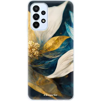 Pouzdro na mobilní telefon Odolné silikonové pouzdro iSaprio - Gold Petals - Samsung Galaxy A23 / A23 5G