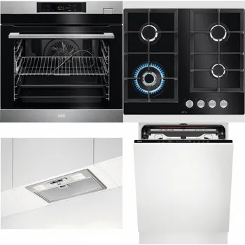 Set domácích spotřebičů AEG BSK782380M + AEG Mastery SpeedBurner HKB64420NB + AEG DGB3523S + AEG FSE74707P