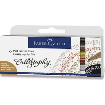 Faber-Castell Sada 6ks kaligrafické popisovače Faber-Castell, 1675060