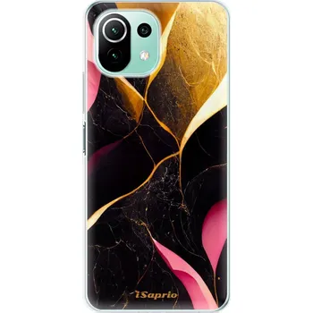Pouzdro na mobilní telefon Odolné silikonové pouzdro iSaprio - Gold Pink Marble - Xiaomi Mi 11 Lite