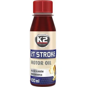 K2 O528REDML100S TEXAR 2T STROKE ČERVENÁ - motorový olej polosyntetický - 100ml