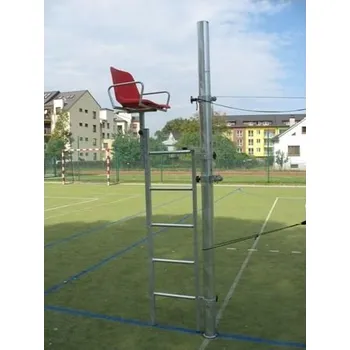 Příslušenství pro klávesový nástroj Stolička pro rozhodčího, výškově stavitelná, montáž ke sloupku 102 mm Varianta: zinek (exteriér i interiér)