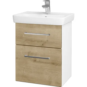 Koupelnový nábytek Dřevojas Koupelnová skříňka GO SZZ2 50 - N01 Bílá lesk / Úchytka T04 / D09 Arlington