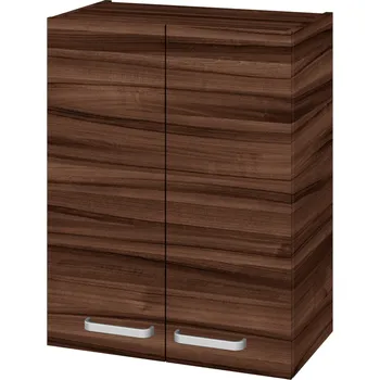 Koupelnový nábytek Dřevojas Horní skříňka DOS SYD2 60 - D06 Ořech / Úchytka T01 / D06 Ořech