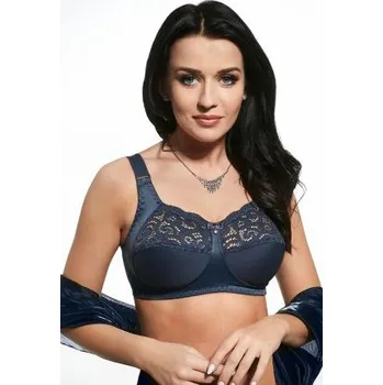 Podprsenka Nevyztužená podprsenka Viki 583 Nina Tmavě šedá 80C