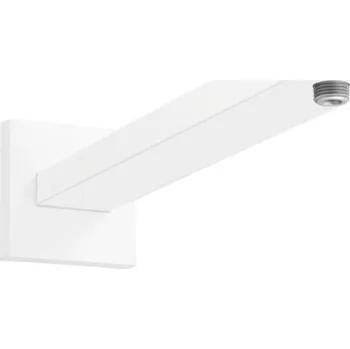 Sprchová hlavice Hansgrohe MATNÁ BÍLÁ Sprchové rameno 39 cm, hranatá verze
