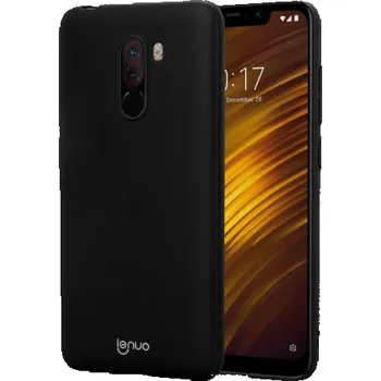 Pouzdro na mobilní telefon Lenuo Silikonový obal pro Xiaomi Mi Poco F1 (Lenuo) Černá POF1SILLB