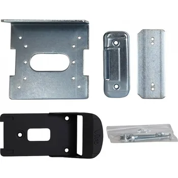 Pohon brány sada pro ruční otevírání k zámku V06, pozink - obsah sady - stříška, protiplech, madlo