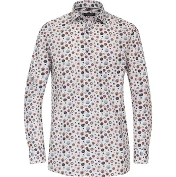 Pánská košile Pánská košile Casa Moda Kent Comfort Fit modní tisk dlouhý rukáv vel. 50 - 56 Casa Moda - 52