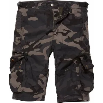 Pánské oblečení Kraťasy Vintage Industries Gandor, Dark Camo
