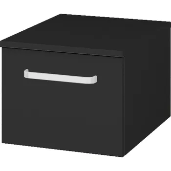 Koupelnový nábytek Dřevojas Nízká skříňka DOS SNZ1 40 - L03 Antracit vysoký lesk / Úchytka T01 / L03 Antracit vysoký lesk