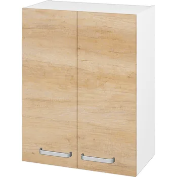 Koupelnový nábytek Dřevojas Horní skříňka DOS SYD2 60 - N01 Bílá lesk / Úchytka T01 / D15 Nebraska