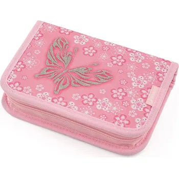 Penál Dvouchlopňový penál BAGMASTER VEGA 23 A motýlci