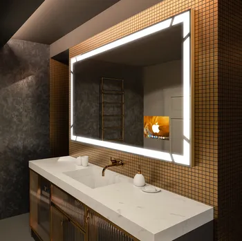 Zrcadlo SMART Zrcadlo do koupelny LED L126 Apple