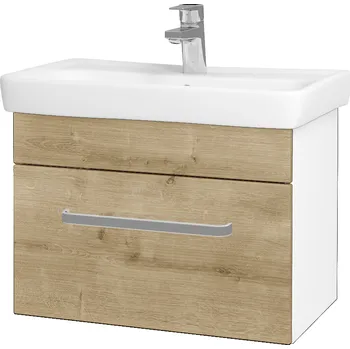 Koupelnový nábytek Dřevojas Koupelnová skříňka SOLO SZZ 60 - N01 Bílá lesk / Úchytka T01 / D09 Arlington