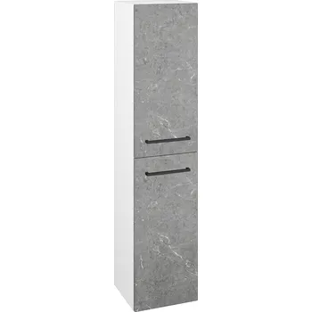 Koupelnový nábytek Dřevojas Vysoká skříň DOS SVD2 35 - N01 Bílá lesk / Úchytka T06 / D20 Galaxy / Pravé