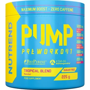 Anabolizér Nutrend Pump Preworkout 225 g Tropical Blend