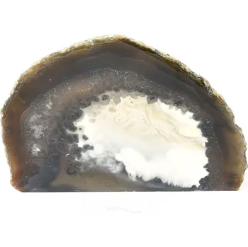 Přírodní kámen Achát geoda dekorační (Brazílie) 267g