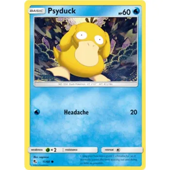 Karetní hra Psyduck 011/068 - Hidden Fates Typ karty: Non-Holo