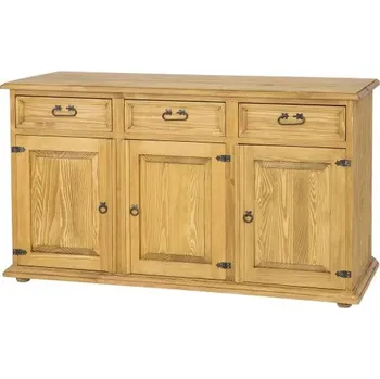 Komoda Komoda KD 706 rustikální masiv borovice - Komoda z masivu borovice