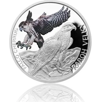 2015 - Stříbrná mince 1 NZD Raroh velký - kolorováno