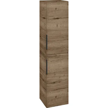 Koupelnový nábytek Dřevojas Vysoká skříň DOS SVD2 35 - D21 Tobacco / Úchytka T07 / D21 Tobacco / Pravé