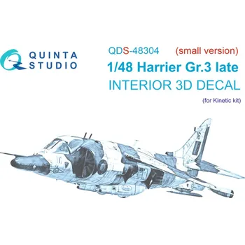 Plastikový model 1/48 Harrier Gr.3 late 3D-Printed&col.Int. SMALL