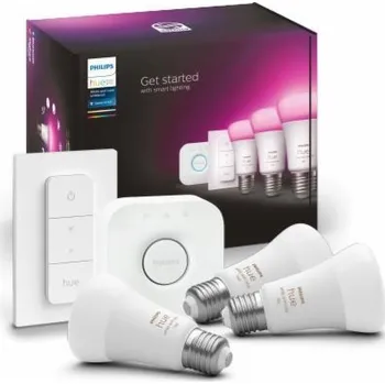 Osvětlení Philips Philips Hue E27 3 startovací sada 3x800lm 75W - vč.DS - White &amp; Col. Amb.