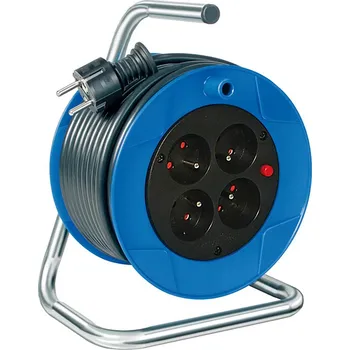Prodlužovací kabel Prodlužovací kabel na bubnu, 15 m 4 zásuvky IP20, Brennenstuhl 1079184004