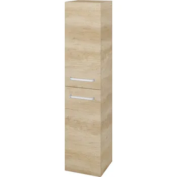 Koupelnový nábytek Dřevojas Vysoká skříň DOS SVD2 35 - D15 Nebraska / Úchytka T01 / D15 Nebraska / Levé