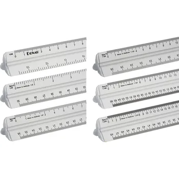 Modelová železnice Hliníkové modelářské pravítko 30 cm - Donau ML60