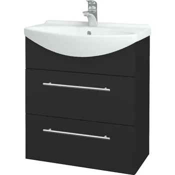 Koupelnový nábytek Dřevojas Koupelnová skříňka TAKE IT SZZ2 65 - N03 Graphite / Úchytka T02 / N03 Graphite