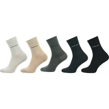 Pánské ponožky Dámské a pánské ponožky NOVIA | Comfort s nápisem 1010 Velikost: 25-26 ( 38-39 )