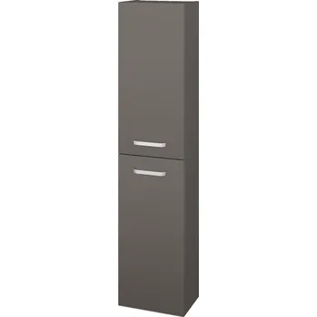 Koupelnový nábytek Dřevojas Vysoká skříň DOOR SV1D2 35 - N06 Lava / Úchytka T01 / N06 Lava / Levé