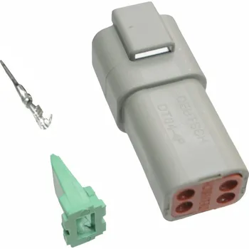 Elektrický konektor Konektor DEUTSCH 4. piny (Samec) - Kompletní sada