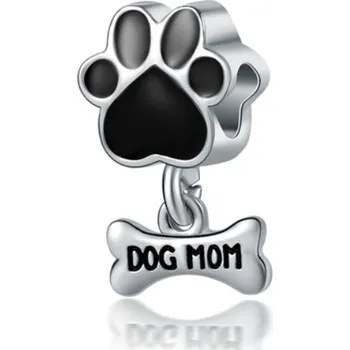 Přívěsek B-TOP Korálek na náramek ČERNÁ TLAPKA