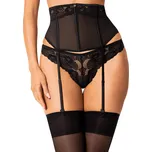 Obsessive Serena Love Garter Belt Black Velikost XS/S