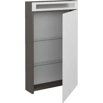 Koupelnový nábytek Dřevojas Jednodvéřová galerka MAX GAO 50 - N06 Lava / Pravé