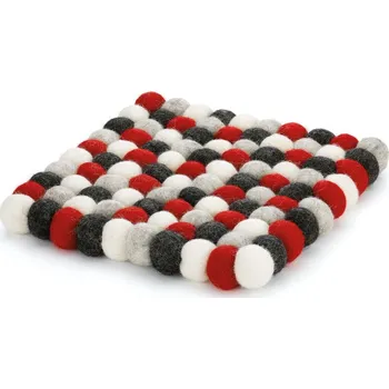 Hrnec Podložka pod hrnec LANA ROSSO, 21x21 cm - Cilio (LANA ROSSO čtvercová podložka pod horké, 21x21 cm - Cilio)