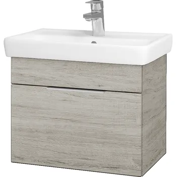 Koupelnový nábytek Dřevojas Koupelnová skříňka SOLO SZZ 55 - D05 Oregon / Úchytka T05 / D05 Oregon