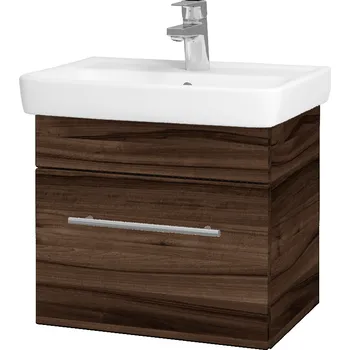 Koupelnový nábytek Dřevojas Koupelnová skříňka SOLO SZZ 50 - D06 Ořech / Úchytka T02 / D06 Ořech