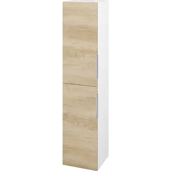 Koupelnový nábytek Dřevojas Vysoká skříň DOS SVD2 35 - N01 Bílá lesk / Úchytka T05 / D15 Nebraska / Pravé