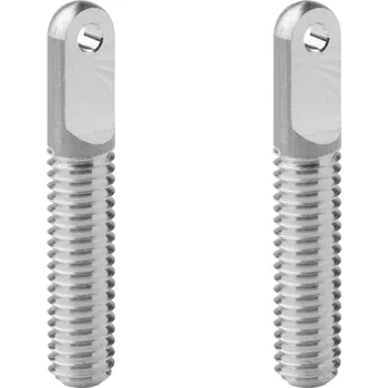 RC náhradní díl Hliníkový šroub M4 s okem, 2 ks.