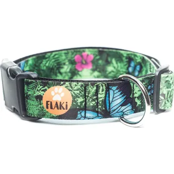 Obojek pro psa Obojek TROPICAL Velikost: Mini pes (2cm), Zapínání: Plastové, Obvod krku zvířete + nápis: specifikujete individuálně po odeslání objednávky