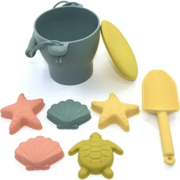 Hra na zahradu OB Designs Silikonový plážový set hraček