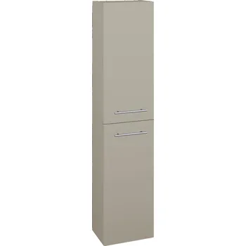 Koupelnový nábytek Dřevojas Vysoká skříň DOOR SV1D2 35 - M05 Béžová mat / Úchytka T02 / M05 Béžová mat / Pravé