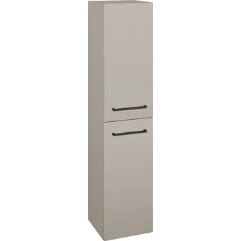 Koupelnový nábytek Dřevojas Vysoká skříň DOS SVD2 35 - N07 Stone / Úchytka T06 / N07 Stone / Pravé