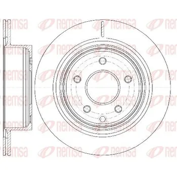 Brzdový kotouč Brzdový kotouč REMSA 6998.10