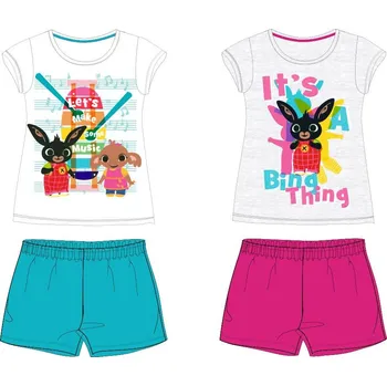 Chlapecké pyžamo Králíček bing- licence Dívčí pyžamo - Králíček Bing 5204060, bílá / tyrkysová Barva: Bílá, Velikost: 116